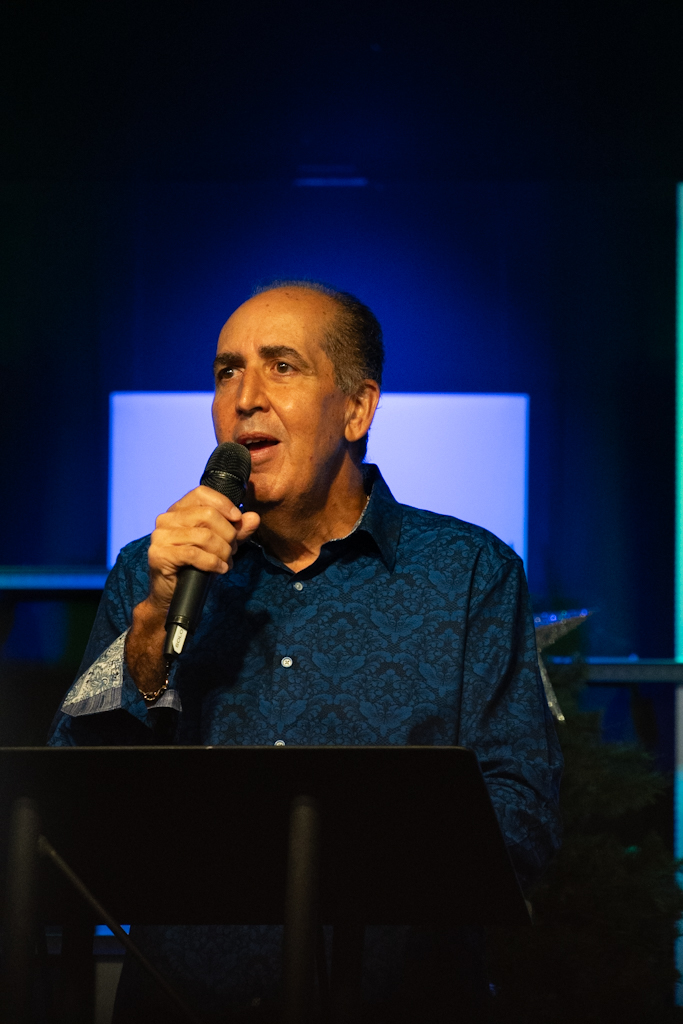 Pastor speaking at The Faith Center