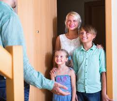 Family arriving at The Faith Center