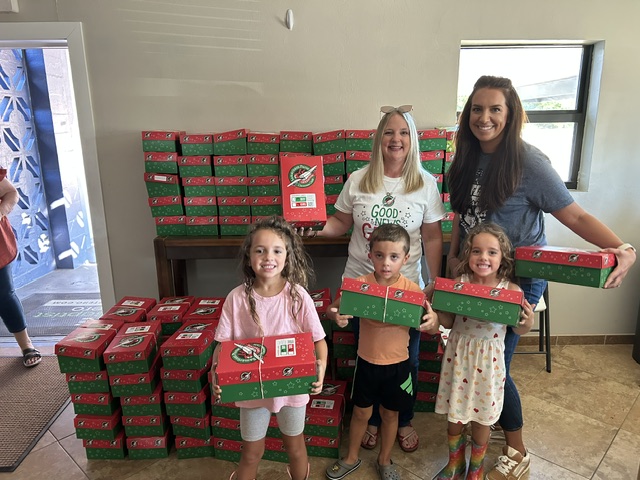 Operation Christmas Child shoebox outreach